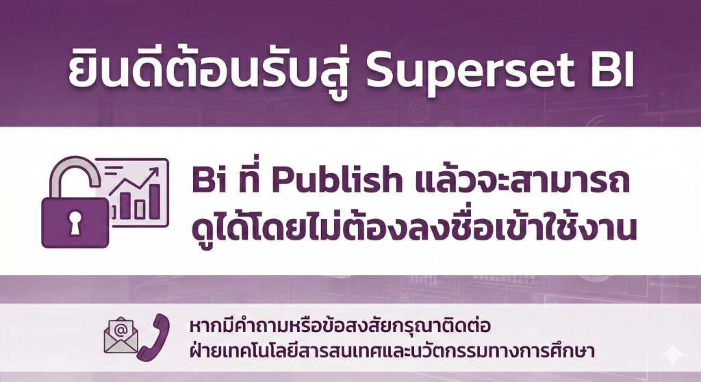 Welcome to Superset BI